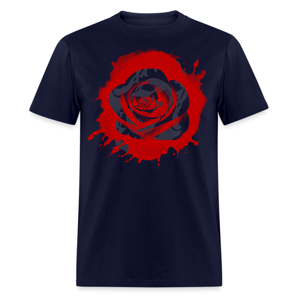 Roses - navy