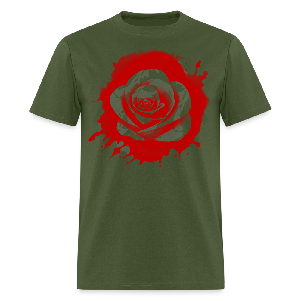 Roses - military green