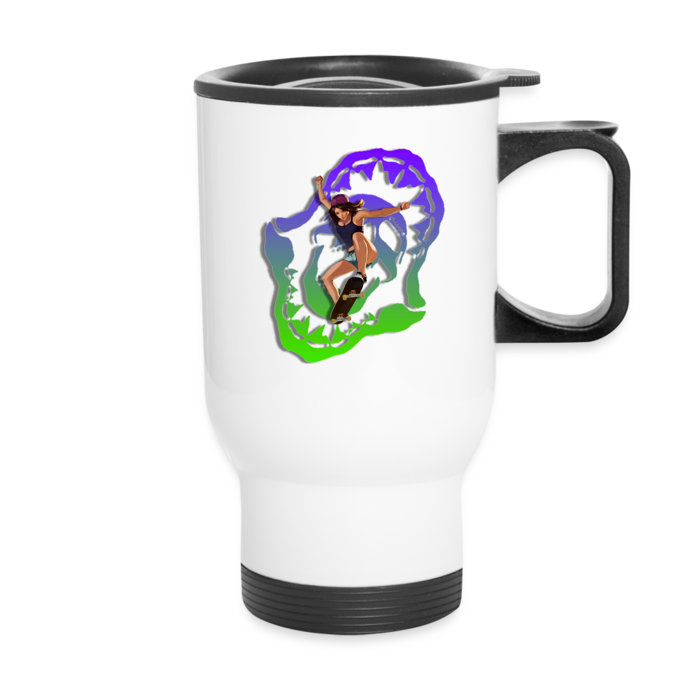 Ollie Star Mug - white