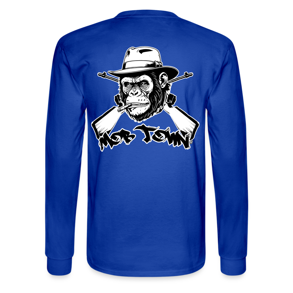 Mob Town Long Sleeve - royal blue